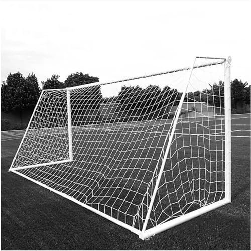 Aoneky Fußballnetz 7,3x2,4M/5,5x2,1M/ 3,6x1,8M/ 3x2M/ 2,4x1,8M/ 1,8x1,2M | Ersatz-Fußballtornetz Zubehör für die Trainingspraxis für 5/7/11 Persone, ohne Tor(5,5x2.1M 2mm)