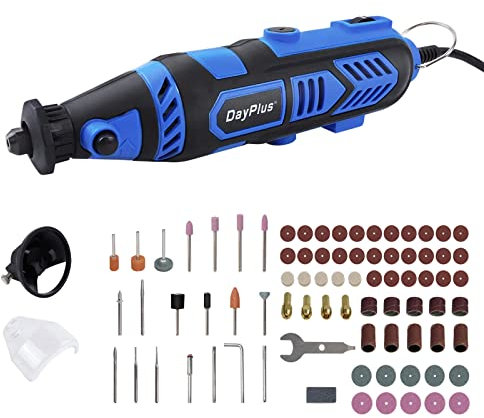 135W kleines Elektrisches Rotationswerkzeug Craft Drill Grinder Multi Tool Rotary Set & 80 teiliges Zubehör