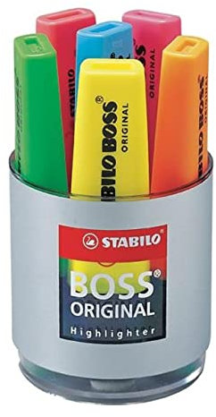 STABILO Boss TUB 6 Assorted 7006