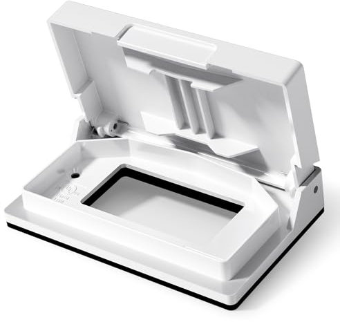 ELEGRP Horizontal Outdoor Cover for Decotative Receptacles, Weatherproof Wall Plate, Outdoor Electrical Outlet Cover, Standard Size 1-Gang 4.77” x 2.97”, Thermoplastic, 1 Pack, White