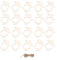 Cabilock 20st Kaninchen-serviettenringe Hasenohr Serviettenring Halter Bauernserviettenringe Halter Für Serviettenringe Osterhasen-serviettenringhalter Esstisch Deko Holz Schnalle Karte