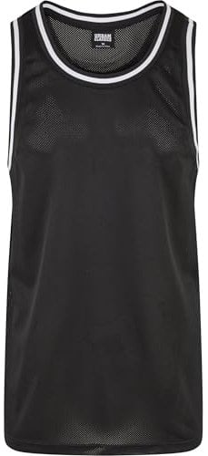 Urban Classics Tb6706-mesh Tanktop Camiseta, Negro, S Hombres
