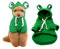 Niedlicher Frosch Form Pullover, Hunde Hoodie, Lustiger Halloween Kleiner Hundefrosch Kostü, Hundekostüme Für Haustiere, Niedlichen, Warme, für Halloween, Geeignet für 9-12 Pfund, Grün, L
