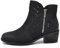 IF Fashion Stivali Stivaletti da Donna Traforati Con Cerniera Primaverili Estivi Pelle Sintetica GR-6655 Nero N.36
