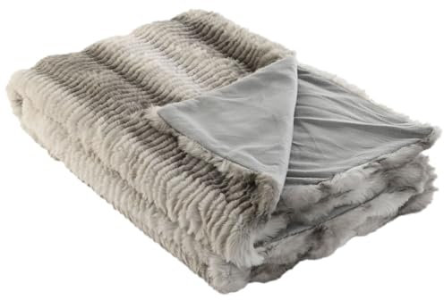 Home ESPRIT Graue Decke, 130 x 170 x 0,5 cm