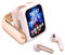 Touch Screen Earbuds Wireless Bluetooth ENC Noise Cancelling Earphones Wireless Touchscreen Earbuds with Screen Bluetooth 5.3 In Ear Headphones TWS Ear Buds with Screen On Case for iPhone Android Work