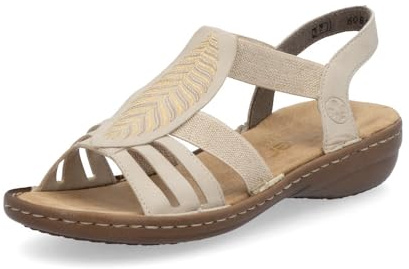 Rieker Damen Pantoletten 608C0, Frauen Slipper