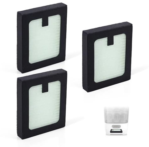 3pcs HEPA Filter for Baby Brezza Bottle, Bottle Washer Filter Bottle Dryer Filter Replacement Compatible with Baby Brezza
