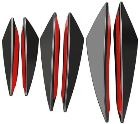 OUSDUO Auto-Frontstoßstangen-Lippendiffusor Für Seat Für Leon Mk3 5F Für Ibiza 6j 6l 1P 1M Für Ateca Für Arona Für Cupra Für Formrentor Für Sportcoupe 6-TLG Frontspoiler(Glossy Black)