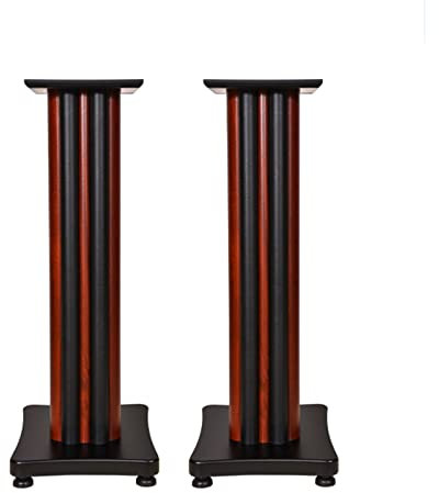 Wooden Speaker Stand for Surround Sound Professional Audio Box Floor Stand for Studio Monitors Speaker Support with Card Package Audio Frame Studio Monitor Stands