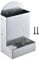 WJnflQN Chicken Grit and Oyster Shell Feeder - Coop Grit Dispenser | Portable Metal Large Automatic Coop Accessories For Feeding Duck Farm Outdoor Chick