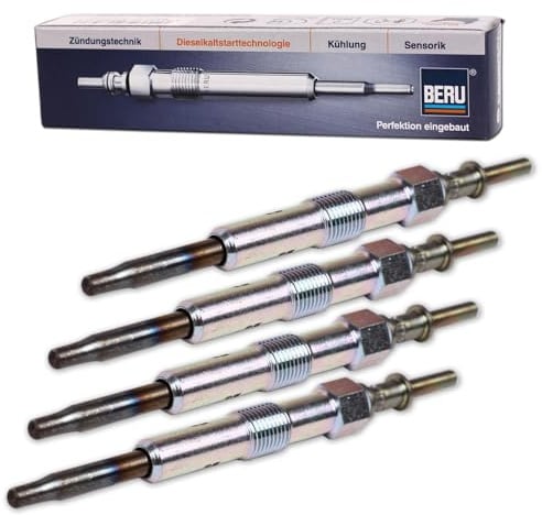 4 Beru Glühkerze | 4 x GE100 passend für A3 A4 Golf 5+6 Jetta 3 Beetle Passat