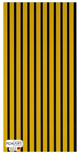 PCH[art] Wandpaneele Akustik – Gold Dekor in 600x400 mm – Schallabsorbierende Holzpaneele für stilvolle Wandgestaltung – Ideal für Büro, Wohnzimmer & Aufnahmestudios
