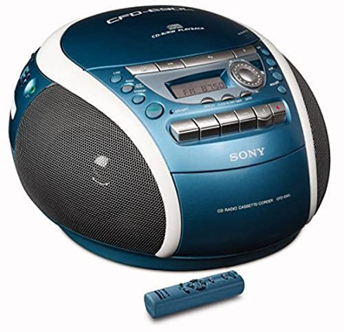 Sony CFD-E90L Casete de Radio CD Azul