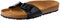 Birkenstock Damen Classic Madrid Birko-Flor Pantoletten, Schwarz (Schwarz Lack), 37 EU