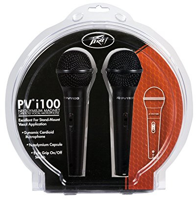 Peavey Pvi 100-2-Pack Dynamic Cardiod Microphones