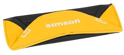 Sitzbezug, SIMSON schwarz/gelb, strukturiert, wasserdicht S51E, Enduro