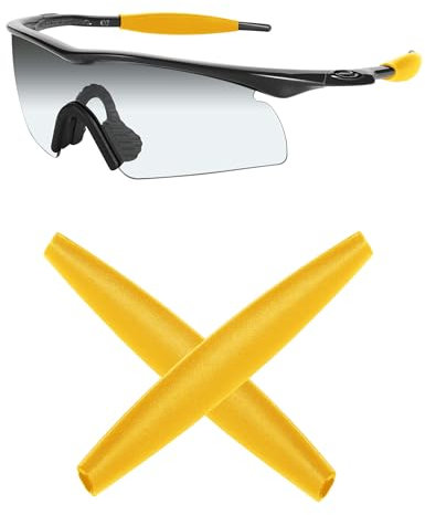 Mryok Replacement Earsocks for Oakley M Frame Series Sunglasses - Yellow