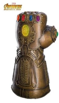 DISBACANAL Thanos Unendlichkeits Handschuhe für Erwachsene - Mehrfarbig, Baumwolle, Unisex, Cosplayer, Themenparty-Enthusiasten