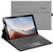 Omnpak Case for Microsoft Surface Pro 7 Plus /7/6 /5/4 with Stylus Holder, Multiple Angle Polyester Slim Lightweight Cover, Compatible with Type Cover Keyboard (Not Include Keyboard)