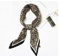 Schal Damen Herbst Winter 55 * 55Cm Frauen Neu Plissee Leopardenmuster Schal Kunstseide Mode Tupfen Quadratische Schals Leopardenschals OneSize 07