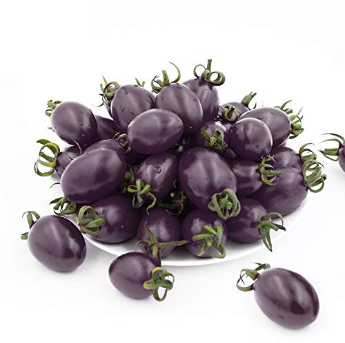 semi di pomodoro ciliegino gialli, rossi, neri, viola, semi di pomodoro puri sono usati per piantare 200 semi non geneticamente modificati in famiglie, ortaggi, giardini all'aperto e al chiuso.