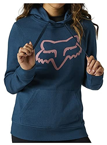 FOX Womens Boundary Pullover Hoodie Dark Indigo M