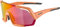 ALPINA ROCKET Q-LITE - Verspiegelte, Kontrastverstärkende & Beschlagfreie Sport- & Fahrradbrille Mit 100% UV-Schutz Für Erwachsene, peach matt, One Size