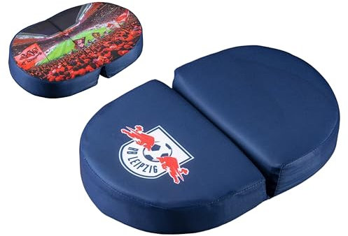 RB Leipzig Klappsitzkissen blau Sitzkissen Kissen | Stadionkissen RBL - Plus Lesezeichen Wir lieben Fußball