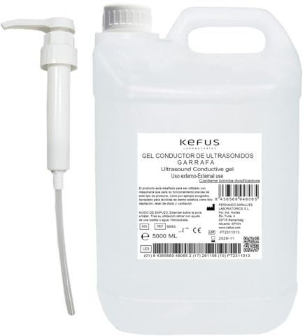 KEFUS Gel conducteur ultrasonique, flacon de 5