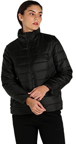 PUMA Ess+ gepolsterte Damenjacke, Schwarz, 46