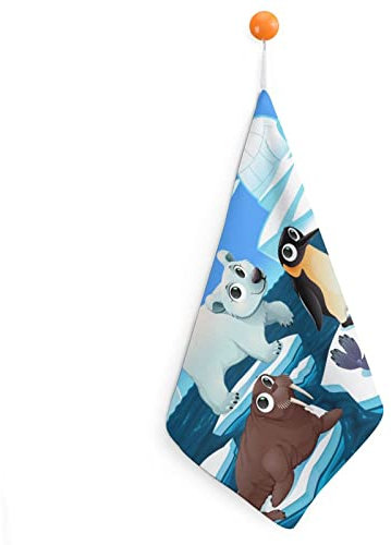 Lurnise Handtuch Seelöwe Pinguin Handtücher Geschirrtuch Lanyard Design Für Badezimmer Küche Sport
