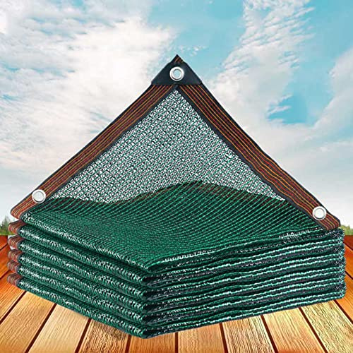 sgxxkj123 Exterieur Filet D'ombrage Vert Potager Filet D ombrage Filet Anti Feuille 55% en Maille de Protection Solaire,Voile D'ombrage,pour Jardin Filet Brise Vent Agricole (3x3m/9.84x9.84ft)