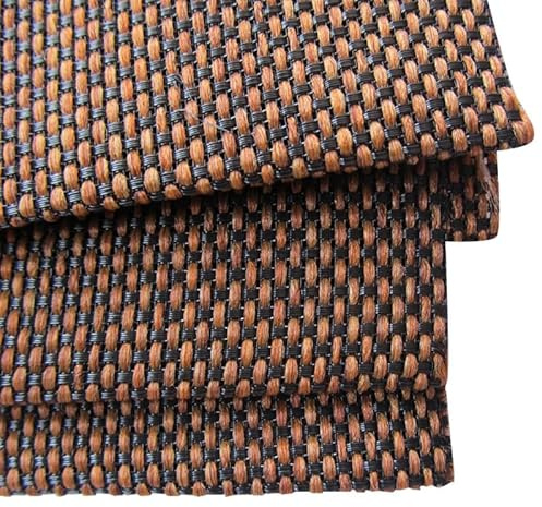 Tissu en maille pour haut-parleur Haut-parleur Tissu de poussière Tissu Tissu Tissu Tissu en tissu Enceinte de haut-parleur Masque Tissu en tissu for la toile de réparation ( Color : 0.7x0.5m Brown )