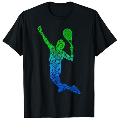 Tennis Spieler Herren Kinder Tennisspieler Jungen T-Shirt