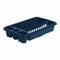 M1SS Medium Plastic Basin Cutlery Kitchen Dish Drainer Sink Plate Holder Rack Organiser (Navy Blue)