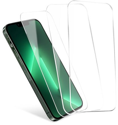 CELLONIC 3x Schutzfolie Handy kompatibel mit iPhone 13 & iPhone 13 Pro - 6,1 Zoll Smartphone Displayschutz 2.5D aus Tempered Glass Ultra Thin 9H Schutzglas
