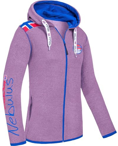 Nebulus Damen Sweatjacke TURIOL, Jacke, praktische Kapuzenjacke