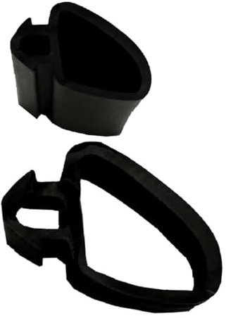 Veka Matrix Black Rubber Low Threshold Door Gasket Bubble Seal