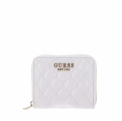 GUESS Geldbörse Yarmilla SLG Zip Around Wallet White weiß