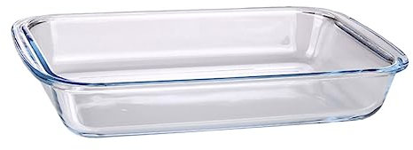 Ciieeo Plato De Vidrio Templado Para Horno Blanco Apto Para Cocinar Al Vapor y Hornear Carne Para Vajilla De Comedor