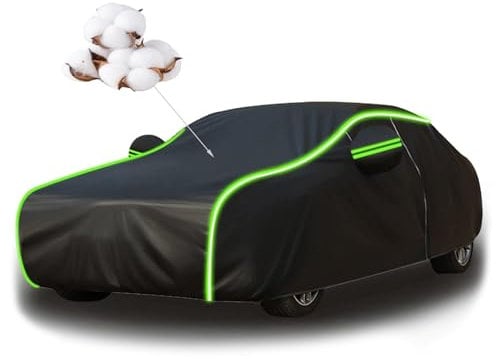 Car Covers Made for Jaguar XK, Upgraded fabric with cotton, Car Cover Outdoor, Reflective Stripes, and Mirror Pockets zjh579