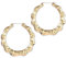 Ohrringe Gold Creolen 85mm Ohrringe Vintage Ohrringe Karneval Hoop Earrings Gold Hippie Creolen Phrringe Kreolen Ohrringe Groß Hängend 80s 90s Hip Hop Outfit Accessories