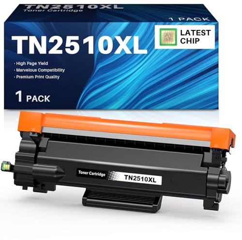 INK4U TN2510XL Toner, 3000 Seiten, kompatibel für Brother TN2510XL TN2510 Toner kompatibel für Brother HL-L2400DWE,HL-L2445DW,DCP-L2620DW,DCP-L2660DW,DCP-L2665DW,MFC-L2800DW,MFC-L2827DWXL,MFC-L2835DW