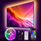 Striscia LED TV 3 metri, RGB TV Lights Backlight Behind for 45-65 Inch TV, Music Sync Bluetooth APP and Remote Control TV LED Strip Lights USB Powered for Bedroom/Gaming