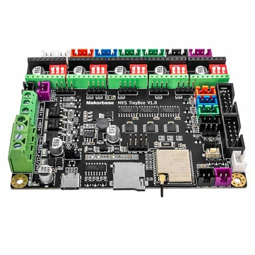 LeeQinersw Placa de control de impresora 3D, accesorios de impresora 3D, placa base estable, multiusos, , reemplazo directo para librería, hogar, hombres y