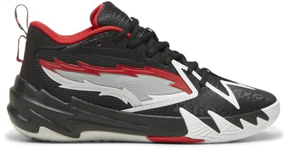 PUMA Mens Scoot Zeros O.D.D. City Lace Up Sneakers Shoes Casual - Black, Red/Black/White, 8 UK