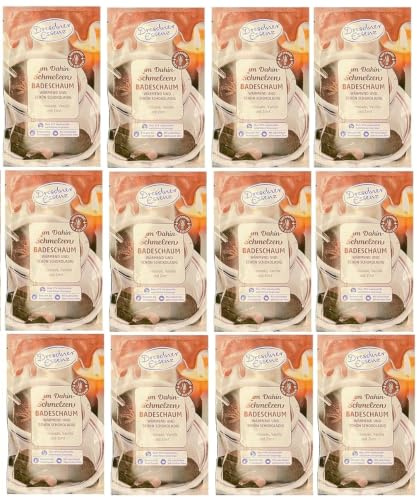 12er Pack Dresdner Essenz Badeschaum Zum Dahinschmelzen 12x 60g