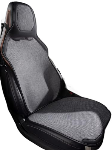 CUTEAS Integrierte Kopfstütze Im Business-Stil Für Einen Vordersitz Strapazierfähig Und Knitterfrei Ganzjährig Einsetzbar Autositzbezüge(Gray)