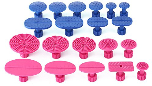 ZAICOLER Paintless Dent Repair Slide Hammer T Bar Glue Puller Tabs Kit for Conquering Big Dents for Car Enthusiasts Aluminum Alloy/Plastic